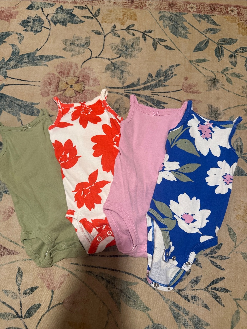 Bundle of 6mo Carter’s Tank Top Onesies